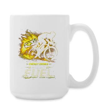 Energy Drinks Are My Fuel - Large Mug 440 ml - white - Right