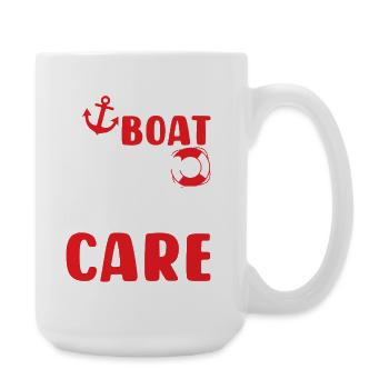 Boat Hair Don’t Care - Große Tasse 440 ml - Weiß - Rechts