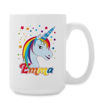 Emma, maiden name, favorite name - Large Mug 440 ml - white - Right