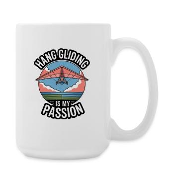 Hang gliders hang gliders Air sports enthusiasts - Large Mug 440 ml - white - Right