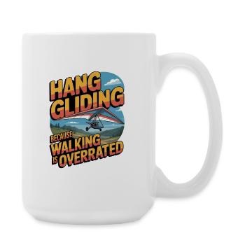 Hang gliders hang gliders Air sports enthusiasts - Large Mug 440 ml - white - Right