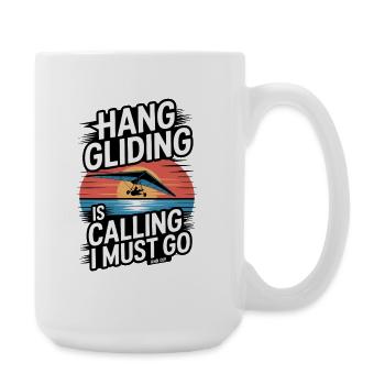 Hang gliders hang gliders Air sports enthusiasts - Large Mug 440 ml - white - Right