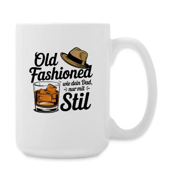 Old Fashioned Like Your Dad Only With Style Whiskey - Large Mug 440 ml - white - Right