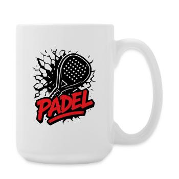 Padel - Racket Sport - Large Mug 440 ml - white - Right