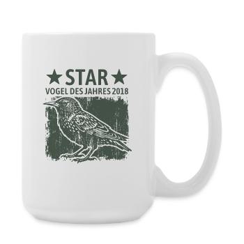 Star | Bird of the Year 2018 - Large Mug 440 ml - white - Right