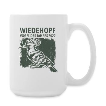 Hoopoe Oiseau de l’Année 2022 - Grande tasse 440 ml - blanc - Droite