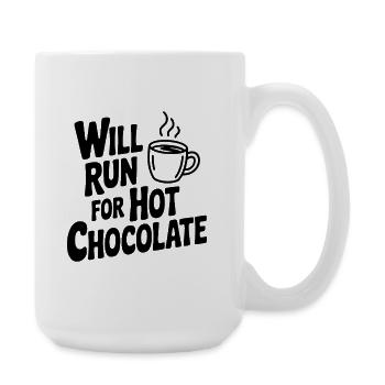 Will Will Hot Chocolate holen - Große Tasse 440 ml - Weiß - Rechts