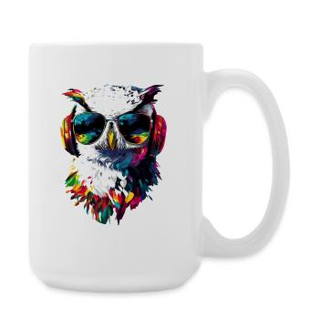 Snowy Owl White Owl Owl Owl Owl Snow Owl - Large Mug 440 ml - white - Right