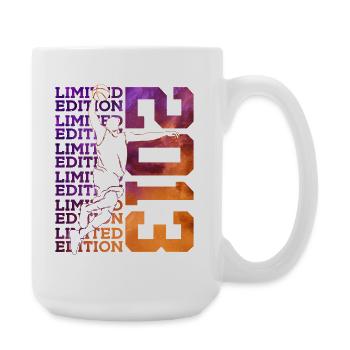 LIMITED EDITION 2013 BASKETBALL 13TH BIRTHDAY - Large Mug 440 ml - white - Right