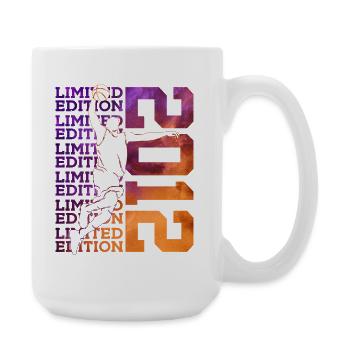 LIMITED EDITION 2012 BASKETBALL 14TH BIRTHDAY - Large Mug 440 ml - white - Right