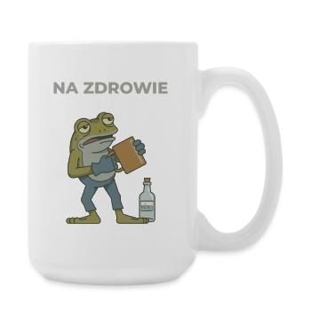 Frog Na zdrowie Café & Vodka Humour - Grande tasse 440 ml - blanc - Droite