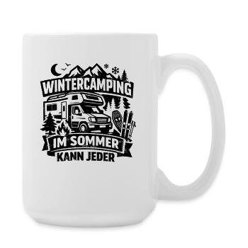 Camping d’hiver | En été, tout le monde peut | Verdict - Grande tasse 440 ml - blanc - Droite
