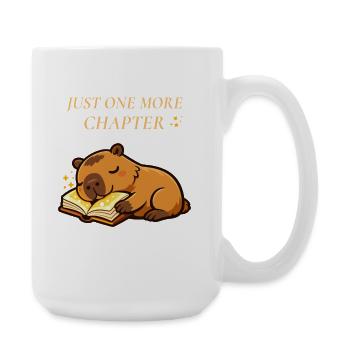 Just One More Chapter Capybara Read - Large Mug 440 ml - white - Right