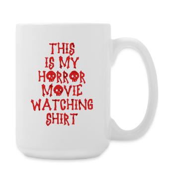 Scary Horror Movie Fans Halloween Horror Movie - Large Mug 440 ml - white - Right