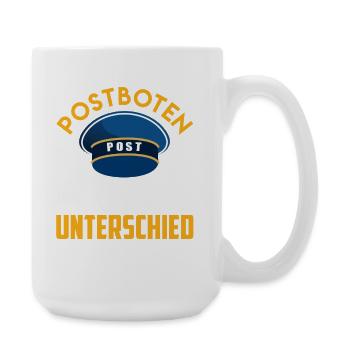 POSTBOTEN MACHEN DEN UNTERSCHIED Lustiges - Große Tasse 440 ml - Weiß - Rechts