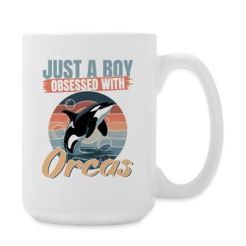 Funny Orca - Large Mug 440 ml - white - Right