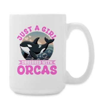 Funny Orca - Large Mug 440 ml - white - Right