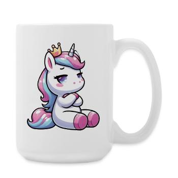Unicorn Unicorns Unicorn Fan Unicorn Lover - Large Mug 440 ml - white - Right