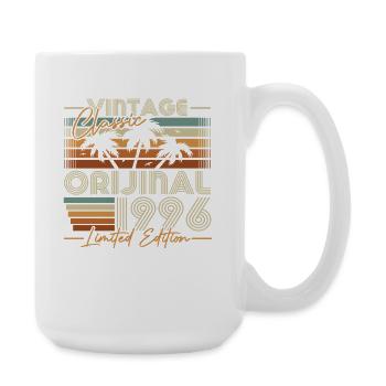 Original 1996 Vintage Vintage Cadeau d’anniversaire - Grande tasse 440 ml - blanc - Droite
