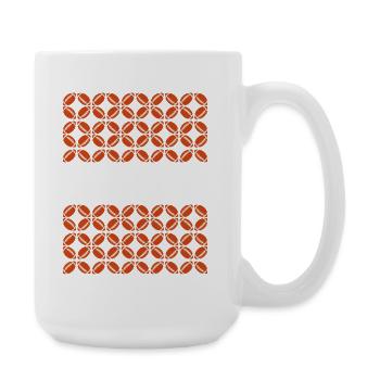 I Tackled 100 Days Of School  - Large Mug 440 ml - white - Right