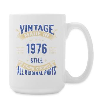 Vintage 1976 Still Going Strong - Large Mug 440 ml - white - Right