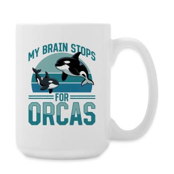 Funny Orca - Large Mug 440 ml - white - Right