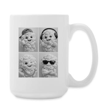 cauliflower - Large Mug 440 ml - white - Right