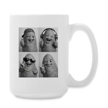 Patate douce - Grande tasse 440 ml - blanc - Droite