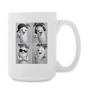 Radis Daikon - Grande tasse 440 ml - blanc - Droite