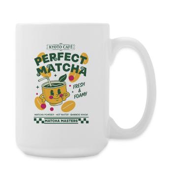 Perfect Matcha Kyoto Cafe Fresh And Foamy Matcha - Large Mug 440 ml - white - Right
