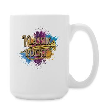 Tenor horn - classical music rocks classical music fan brass music - Large Mug 440 ml - white - Right