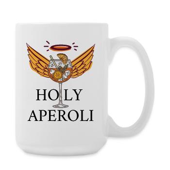 Holy Aperoly – Spritz Lover Summer Vibes - Große Tasse 440 ml - Weiß - Rechts