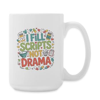 Retail Pharmacist I Fill Scripts Rx Specialist - Große Tasse 440 ml - Weiß - Rechts