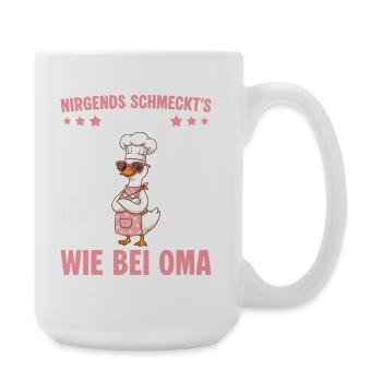 Grand-mère Cuisinière Oie Fête des Mères - Grande tasse 440 ml - blanc - Droite