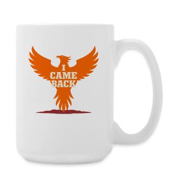 Healing Journey to Transform Inner Strength - Large Mug 440 ml - white - Right