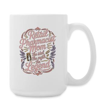 Maman pharmacienne de détail L’experte idole des médicaments - Grande tasse 440 ml - blanc - Droite