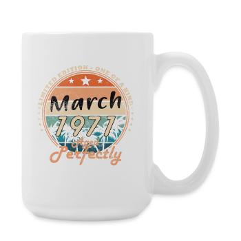 March 1971 – Perfectly Matured Retro - Large Mug 440 ml - white - Right