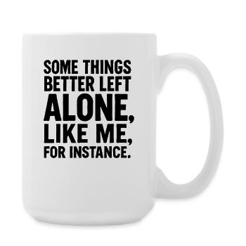 Idée de cadeau pour les nerds introvertis qui s’amusent drôlement - Grande tasse 440 ml - blanc - Droite