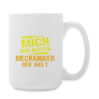 Cadeau de mécanicien - Grande tasse 440 ml - blanc - Droite
