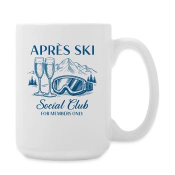Après Ski Social Club For Members Only - Large Mug 440 ml - white - Right