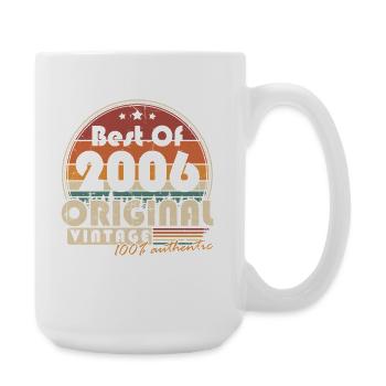 Original 2006 Vintage Vintage Birthday Gift - Large Mug 440 ml - white - Right