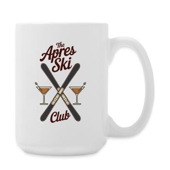 La fête du club de ski après Ski Sports Montagnes - Grande tasse 440 ml - blanc - Droite