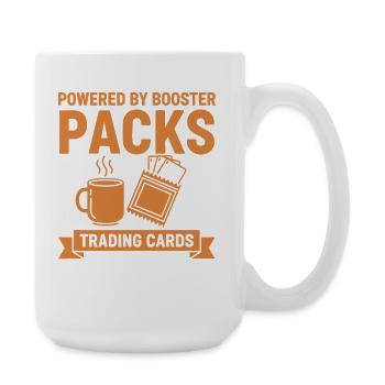 Angetrieben von Booster Packs Sammelkarten-Sammler - Große Tasse 440 ml - Weiß - Rechts