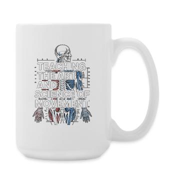 PT Educator Teaching The Art And Physiotherapy - Große Tasse 440 ml - Weiß - Rechts