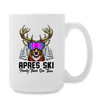 Apres Ski Party Team On Tour - Large Mug 440 ml - white - Right