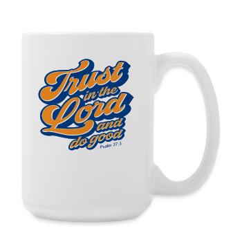 Jésus chrétien Dieu adore la foi religieuse - Grande tasse 440 ml - blanc - Droite