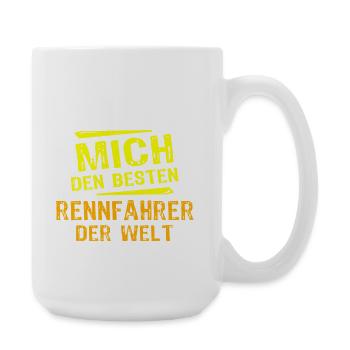 Racer Gift - Large Mug 440 ml - white - Right