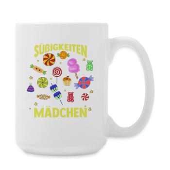 Sweets Sweet Tooth Cute Girl - Large Mug 440 ml - white - Right