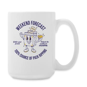 Prévisions de cartes à collectionner : 100 % de chances de pack - Grande tasse 440 ml - blanc - Droite