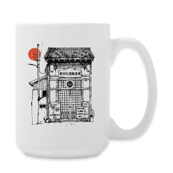 Shotokan Dojo - Große Tasse 440 ml - Weiß - Rechts